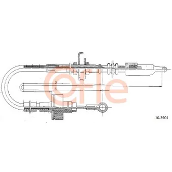 Tirette à câble, commande d'embrayage COFLE