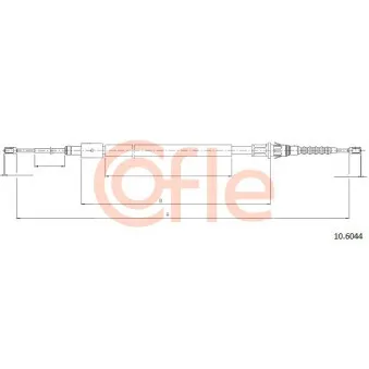 Tirette à câble, frein de stationnement COFLE