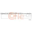 Tirette à câble, frein de stationnement COFLE 10.710 - Visuel 1