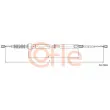 Tirette à câble, frein de stationnement COFLE 10.7504 - Visuel 1