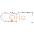Tirette à câble, frein de stationnement COFLE 10.7536 - Visuel 1