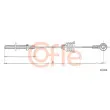 Tirette à câble, frein de stationnement COFLE 10.822 - Visuel 1
