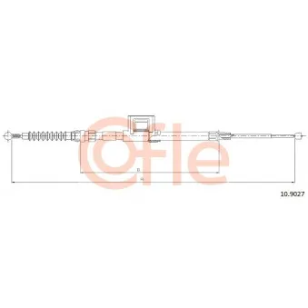 Tirette à câble, frein de stationnement COFLE