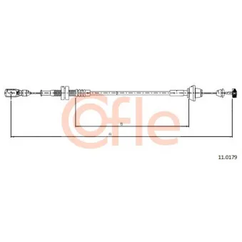 Câble d'accélération COFLE 11.0179