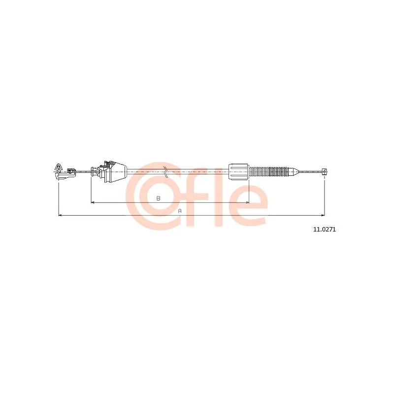 Câble d'accélération COFLE 11.0271