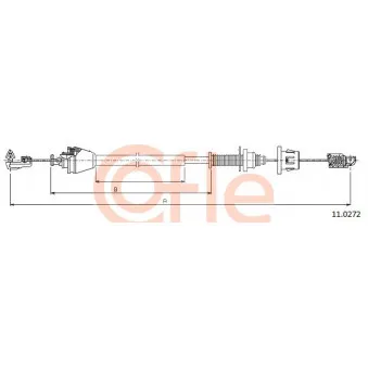 Câble d'accélération COFLE 11.0272