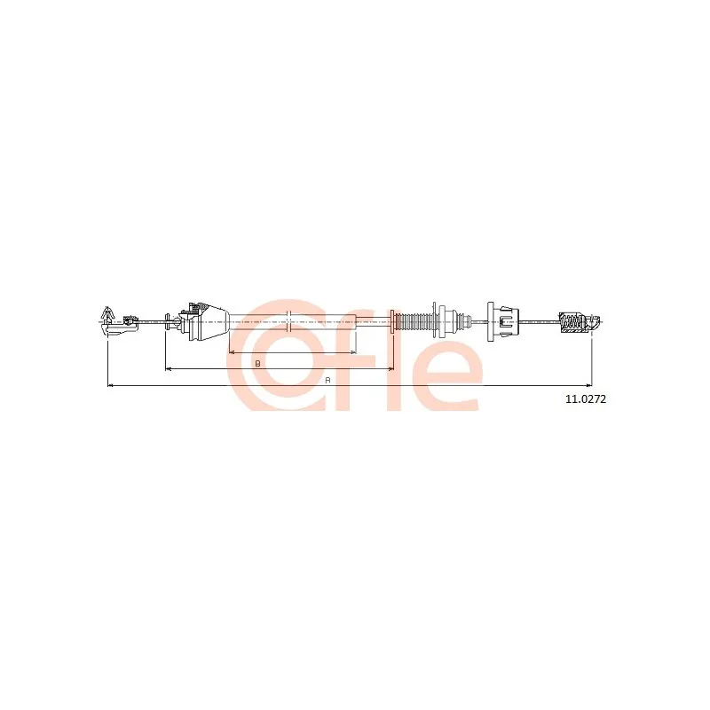 Câble d'accélération COFLE 11.0272