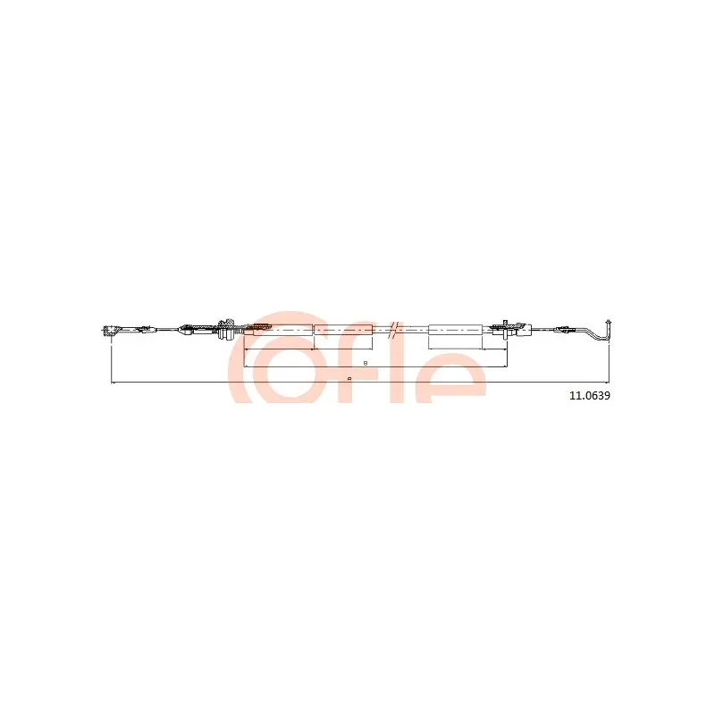 Câble d'accélération COFLE 11.0639