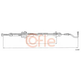 Câble d'accélération COFLE 11.087