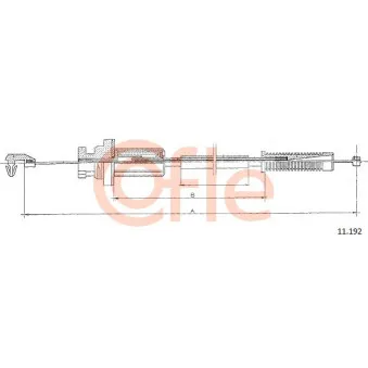 Câble d'accélération COFLE 11.192