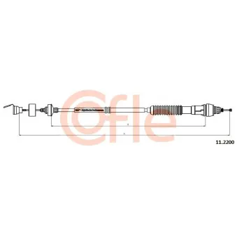 Tirette à câble, commande d'embrayage COFLE