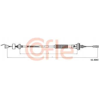 Tirette à câble, commande d'embrayage COFLE
