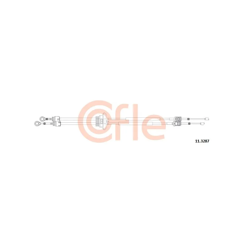 Tirette à câble, boîte de vitesse manuelle COFLE 11.3287