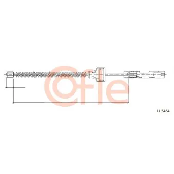 Tirette à câble, frein de stationnement COFLE