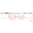 Tirette à câble, frein de stationnement COFLE 11.5768 - Visuel 1