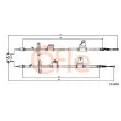 Tirette à câble, frein de stationnement COFLE 11.5783 - Visuel 1