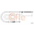 Tirette à câble, frein de stationnement COFLE 11.6675 - Visuel 1