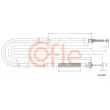 Tirette à câble, frein de stationnement COFLE 12.0707 - Visuel 1