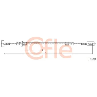 Tirette à câble, frein de stationnement COFLE