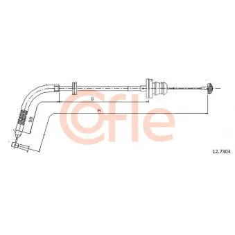 Câble d'accélération COFLE 12.7303