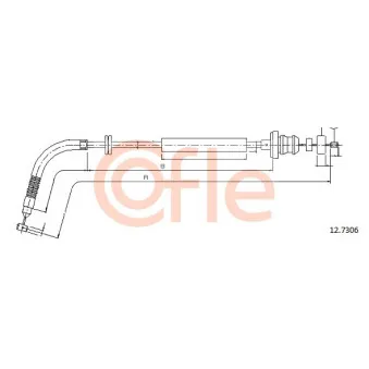 Câble d'accélération COFLE