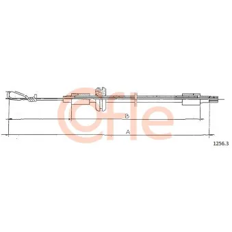 Tirette de capot moteur COFLE 1256.3