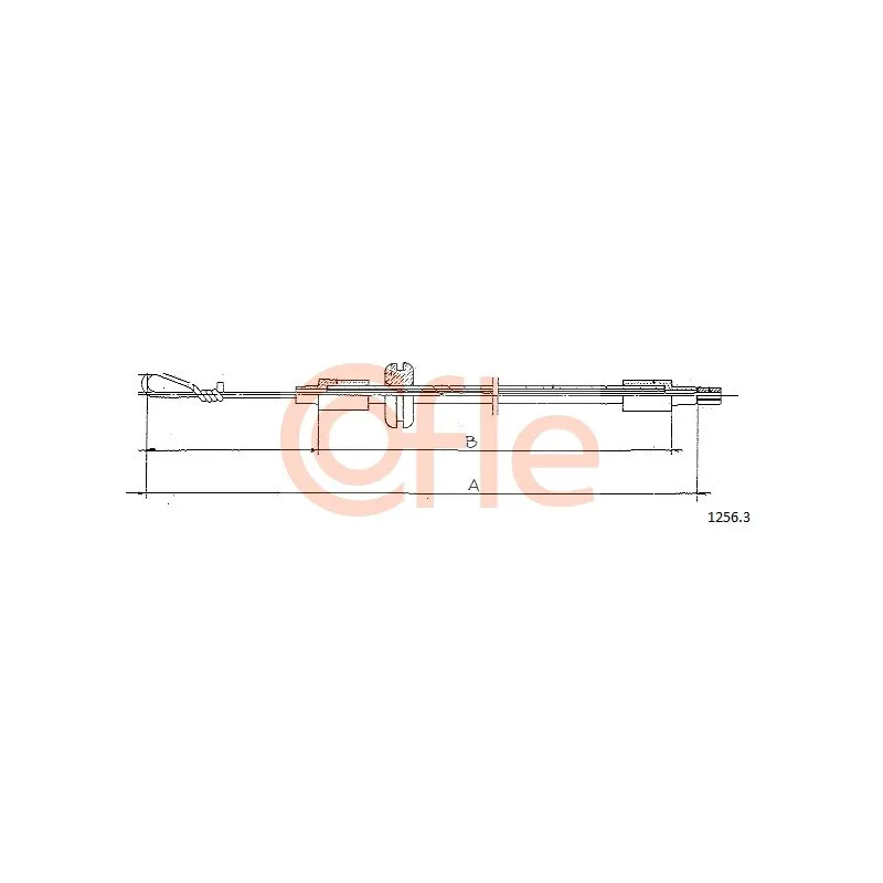 Tirette de capot moteur COFLE 1256.3