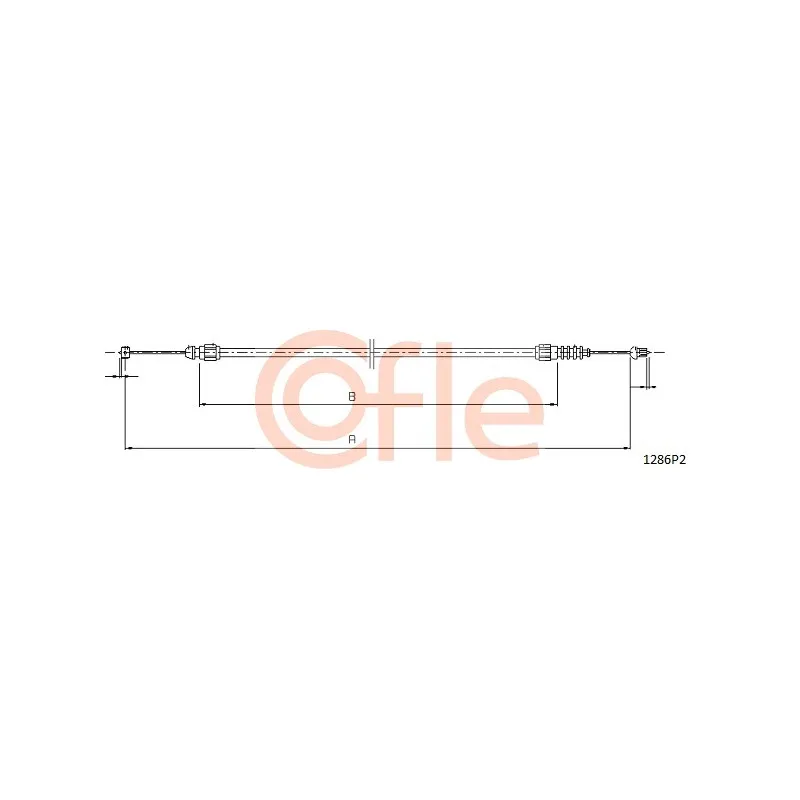 Tirette de capot moteur COFLE 1286P2