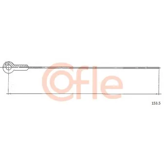 Câble d'accélération COFLE 153.5