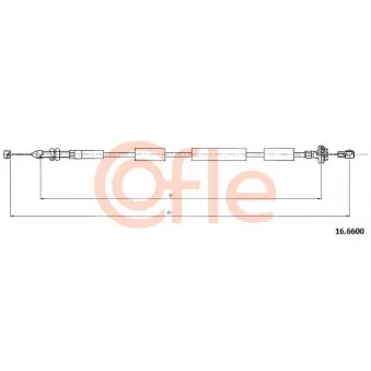 Câble d'accélération COFLE 16.6600