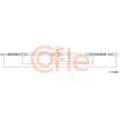 Tirette à câble, frein de stationnement COFLE 17.0386 - Visuel 1