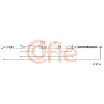Tirette à câble, frein de stationnement COFLE