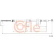 Tirette à câble, frein de stationnement COFLE 17.5016 - Visuel 1