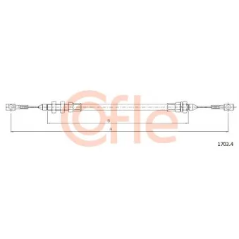 Câble d'accélération COFLE