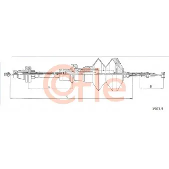 Câble d'accélération COFLE