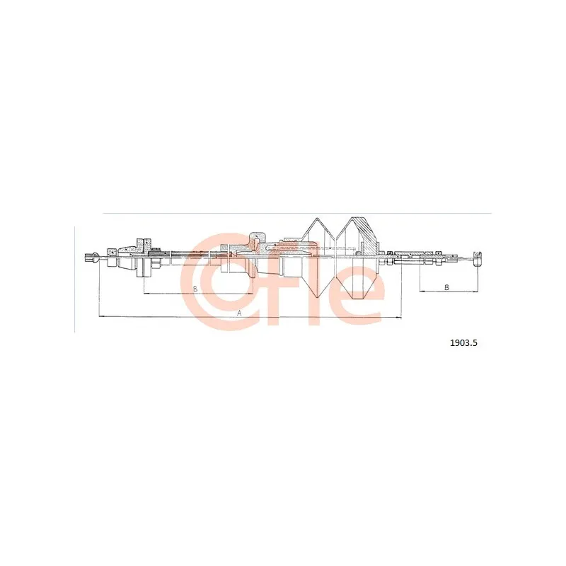 Câble d'accélération COFLE 1903.5