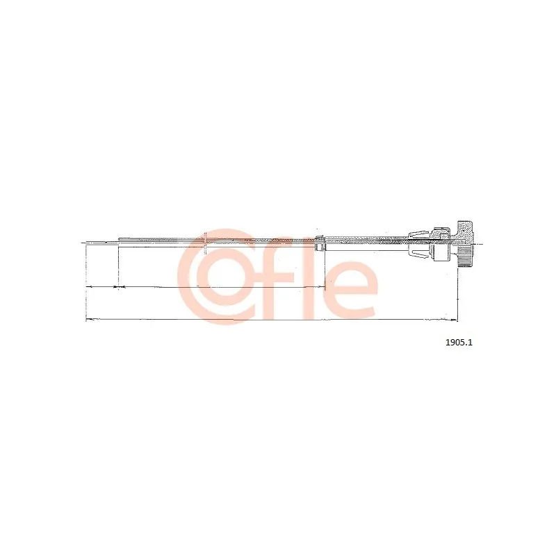 Tirette de starter COFLE 1905.1