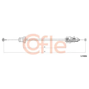 Câble d'accélération COFLE 3.FI006