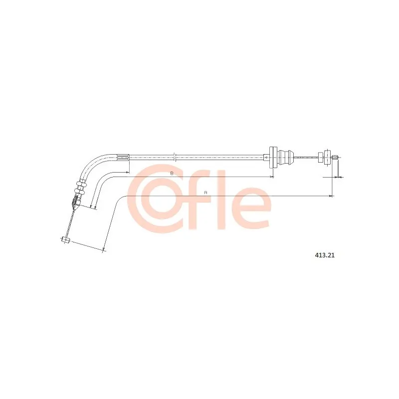 Câble d'accélération COFLE 413.21