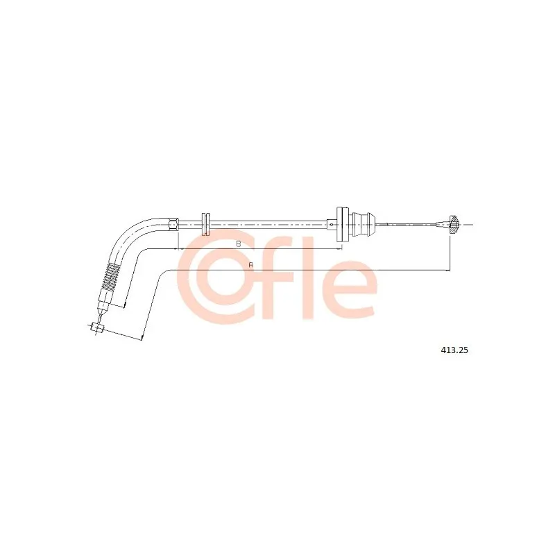 Câble d'accélération COFLE 413.25