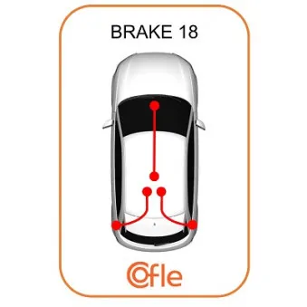 Tirette à câble, frein de stationnement COFLE