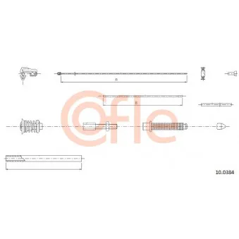 Câble d'accélération COFLE