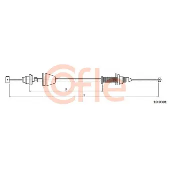 Câble d'accélération COFLE