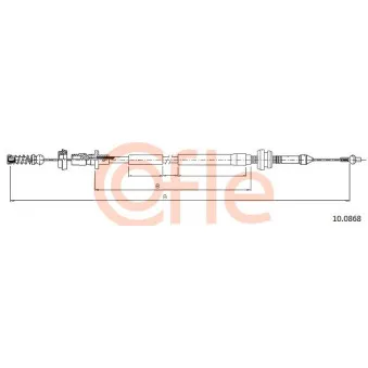 Câble d'accélération COFLE 92.10.0868