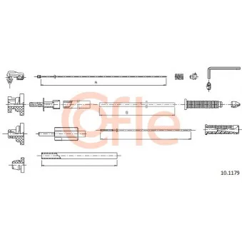 Câble d'accélération COFLE