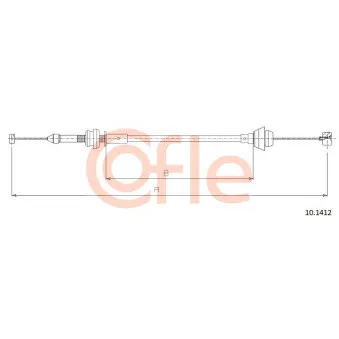 Câble d'accélération COFLE