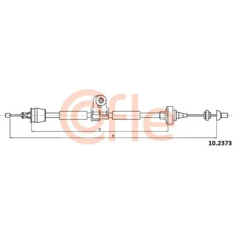 Tirette à câble, commande d'embrayage COFLE