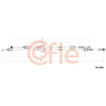 Tirette à câble, boîte de vitesse manuelle COFLE
