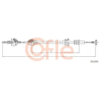 Tirette à câble, commande d'embrayage COFLE