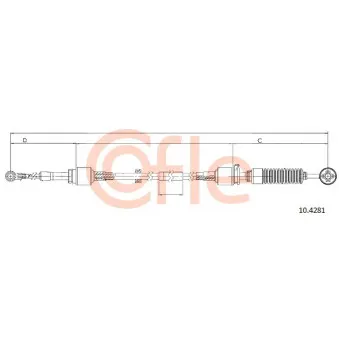 Tirette à câble, boîte de vitesse manuelle COFLE